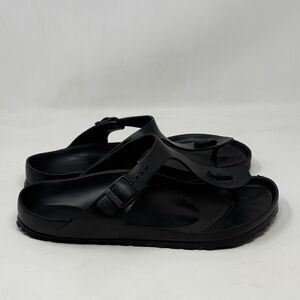 Birkenstock Gizeh EVA Sandals Womens 9 EU 40 Black Thong Casual Comfort